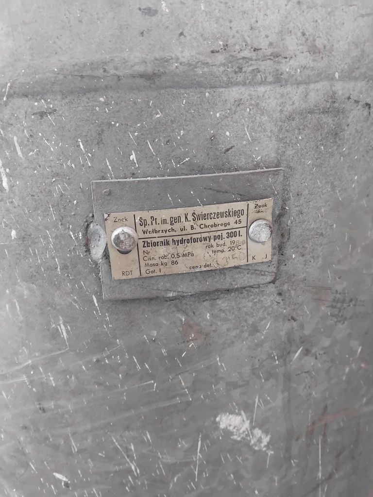 Hydrofor 300l 1980rok