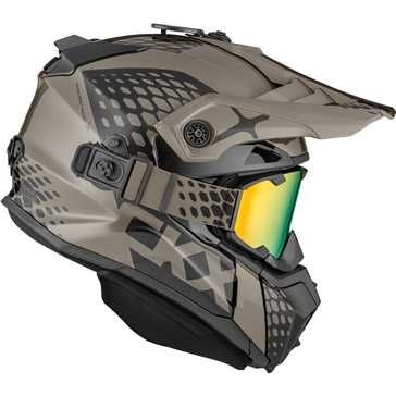 Kask na skuter śnieżny CKX +Gogle Titan Viper Titanium