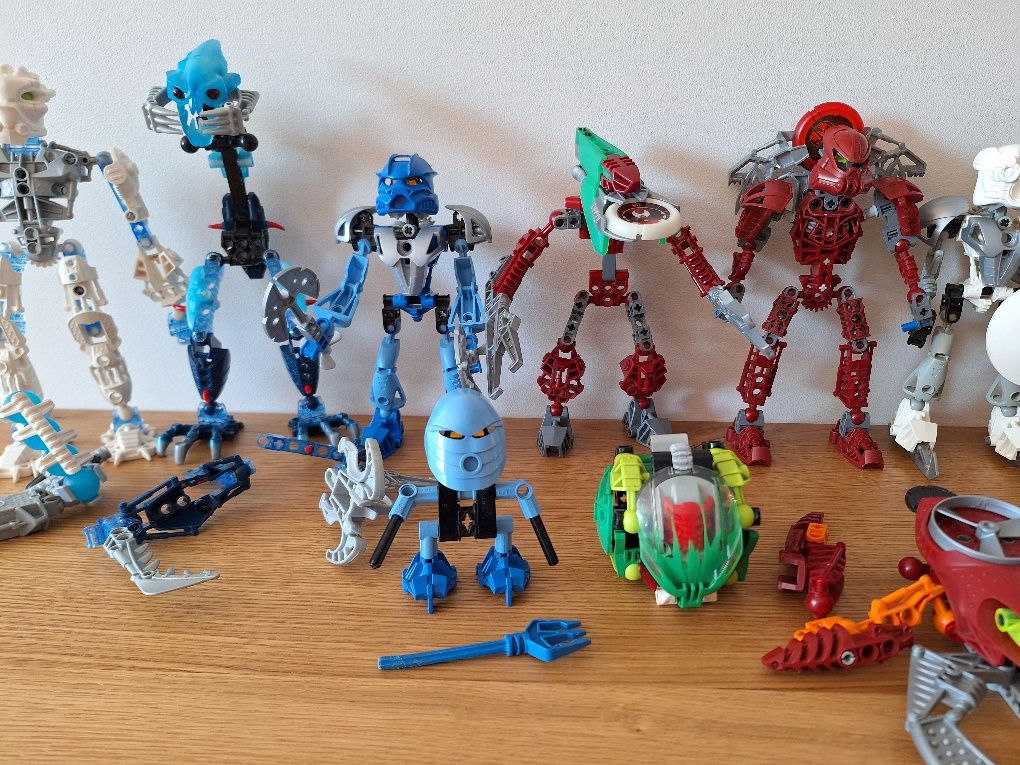 LEGO Bionicle Toa Matoran Bohrok Rahkshi Vahki 13 zestawów figurek