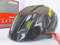 Kask rowerowy dziecięcy Alpina Pico Flash Black Neon Gloss 50-55cm LED