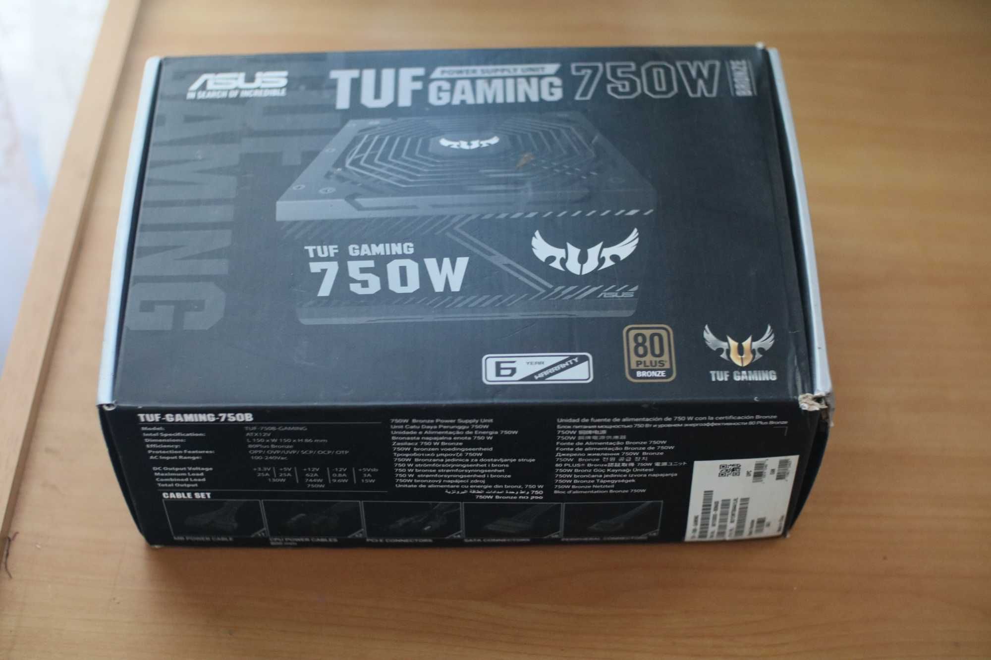 Блок живлення БП ASUS 750W TUF   Новый на гарантии.