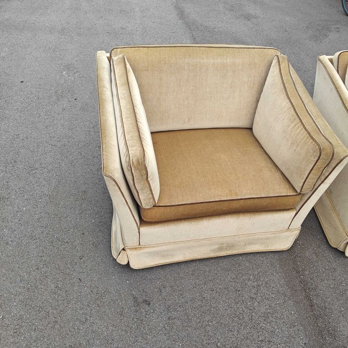 Piękny komplet wypoczynkowy sofa kanapa fotele do salonu kancelarii