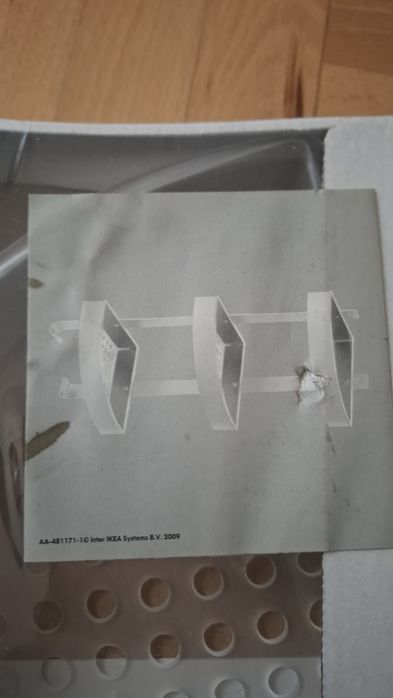 Nowa półka łazienkowa ikea