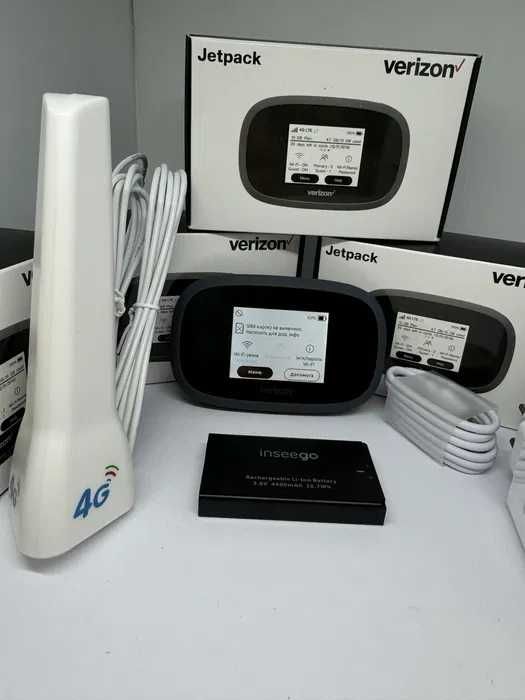 Комплект модем WiFi 3G/4G LTE Verizon Novatel Mifi 8800L + антена