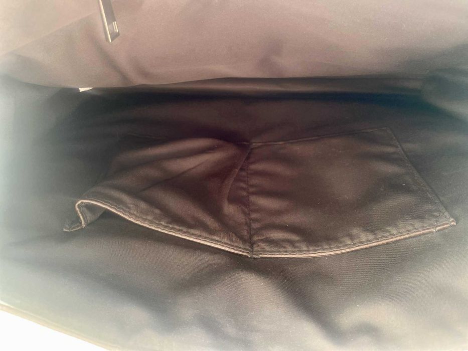 Torba Reserved, ekoskóra, z paskiem na ramię, pikowana, używana