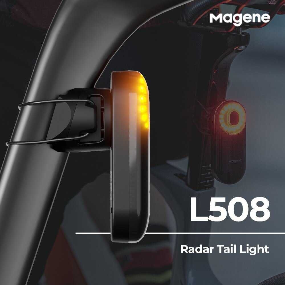 Велосипедний радар заднього огляду блимавка Magene L508