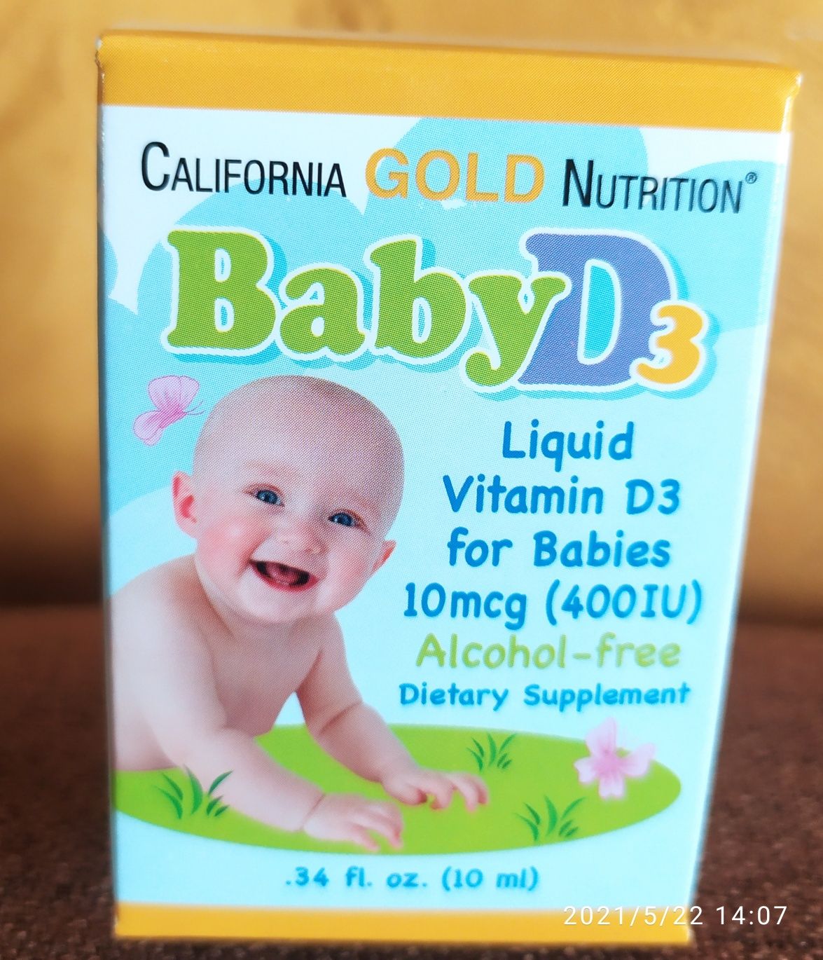 Дитячі вітаміни Д3 з народження, США