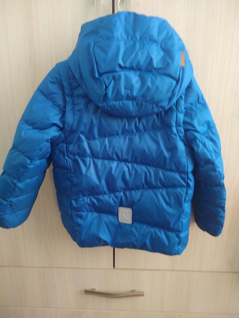 Зимняя пуховая куртка 2 в 1 Reima Martti, рост 104-110 см.
