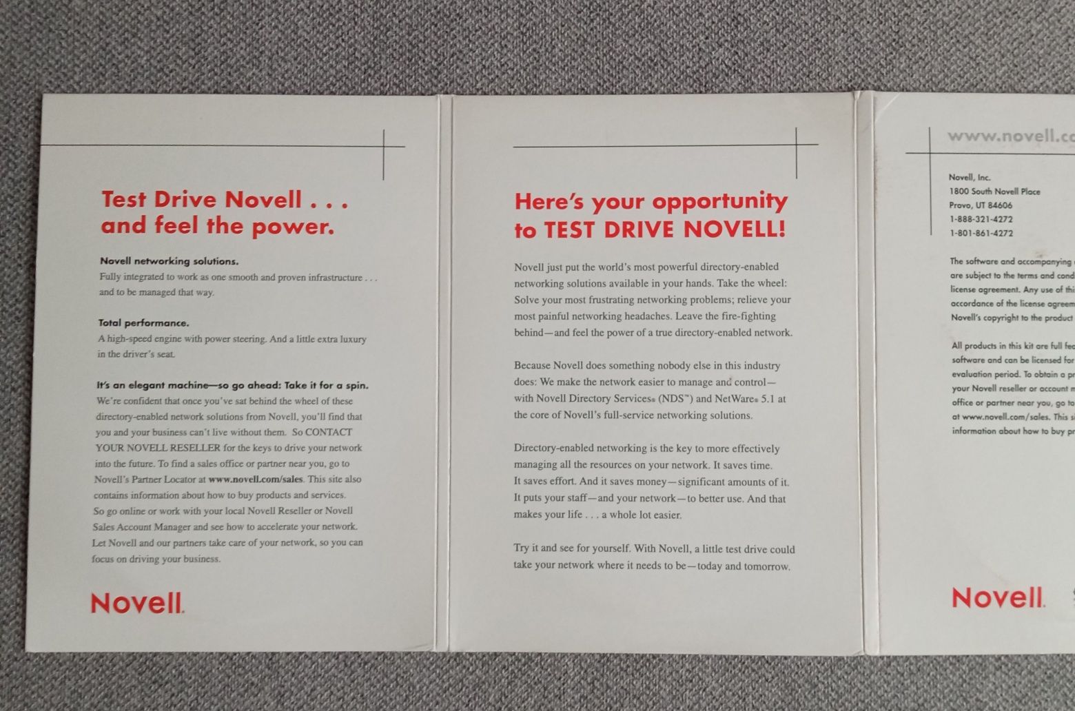 Novell Test Drive Release 4 September 2000
