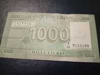 Banknot 1000 livres Liban