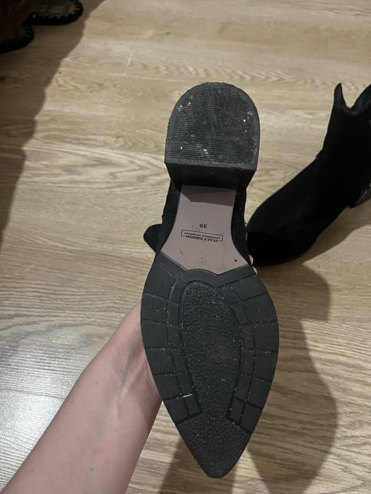 Замшеві черевики,39 розмір