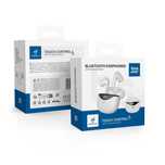 BLUE STAR słuchawki bezprzewodowe bluetooth TWS T60 białe