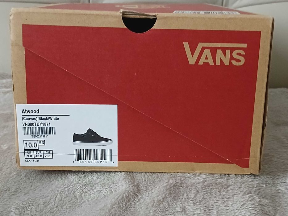 Trampki Vans rozmiar 43
