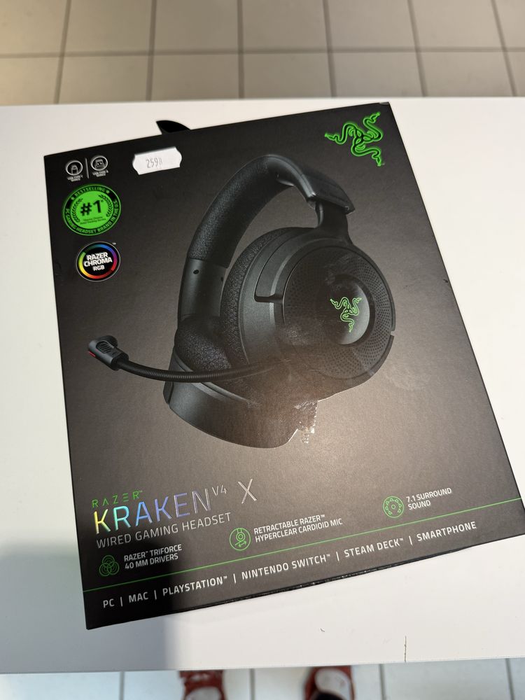 Razer Kraken v4X Chroma nowe OKSIKOM Tecza