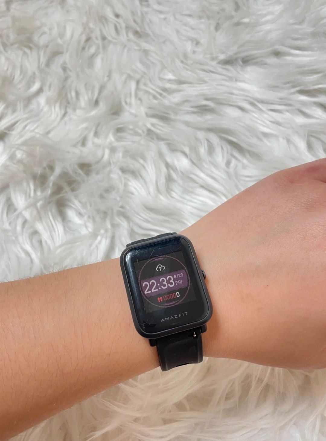 wodoodporny smartwatch Huawei Amazfit Bip Lite A1915 3ATM dobry stan