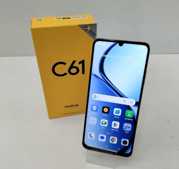 Smartfon realme C61 6/128GB Sparkle Gold NFC 45W 90Hz