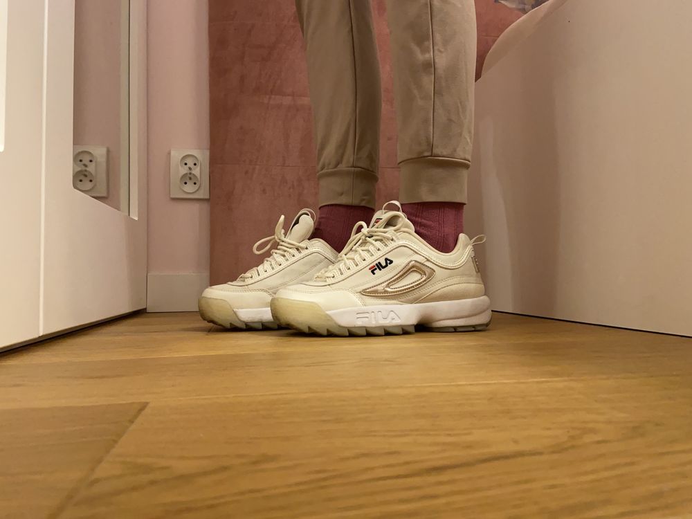 Fila Disruptor Mesh wmn Marshmallow, buty sneakers, 39/39.5