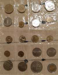 Capa plástica com 20 moedas diversas (CP1)