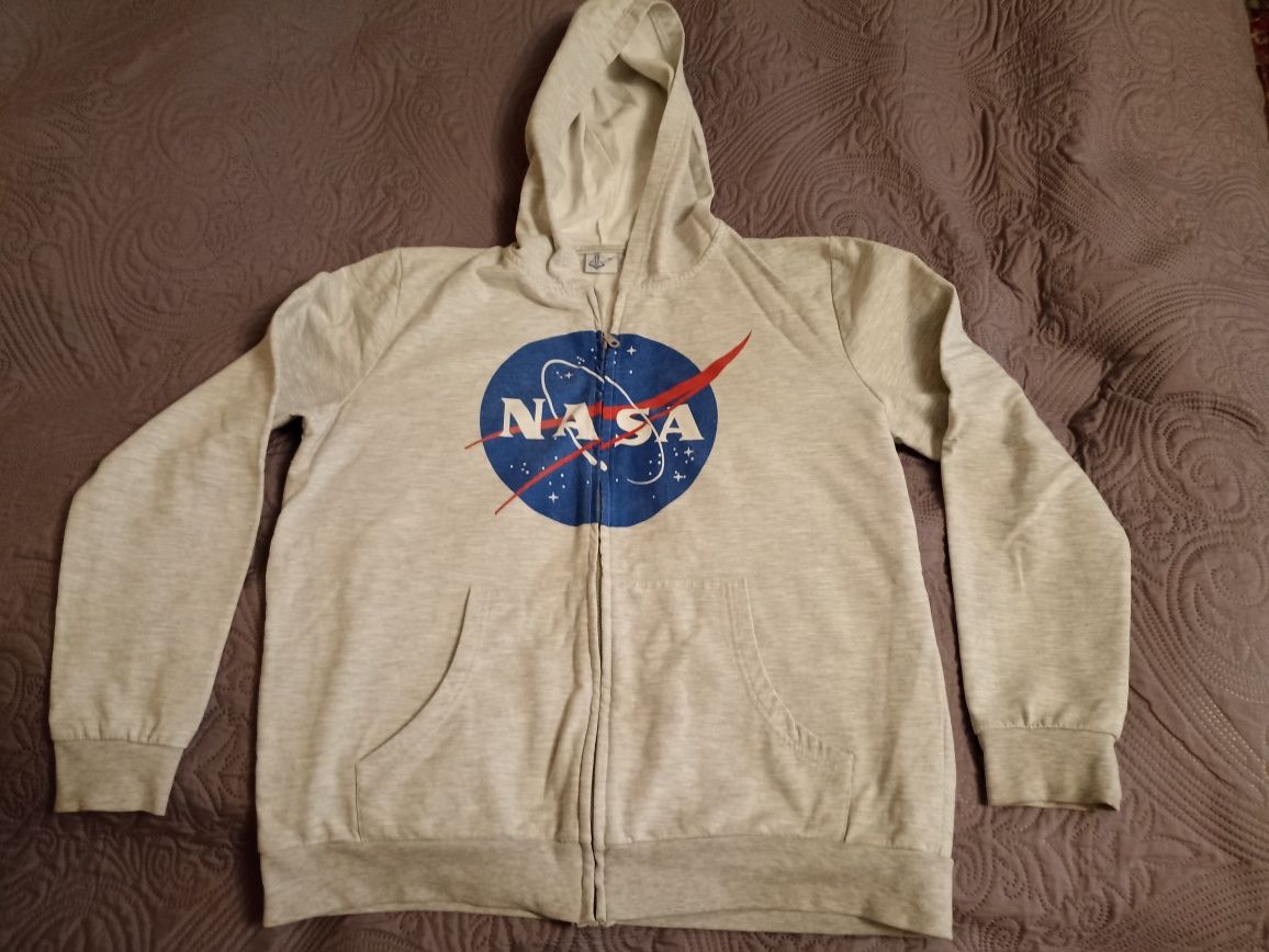 Bluza szara NASA, stan bardzo dobry, rozmiar 164
