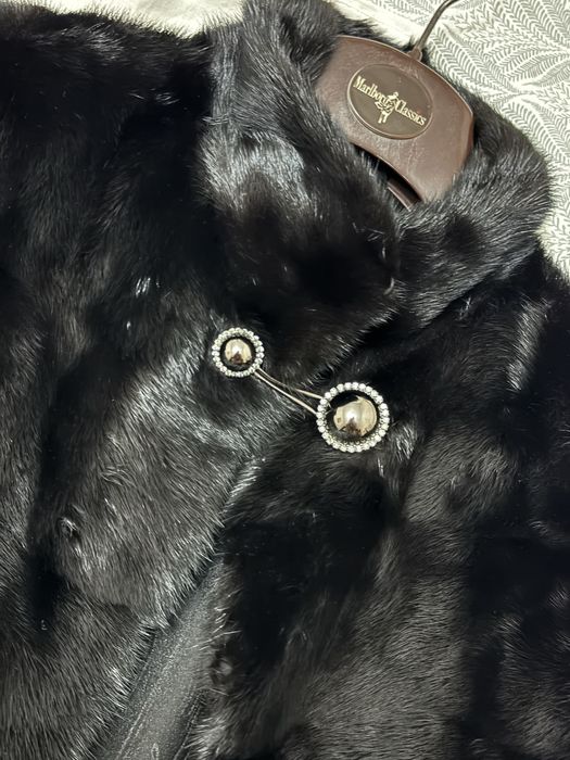 Норкова шуба (справжнє хутро)