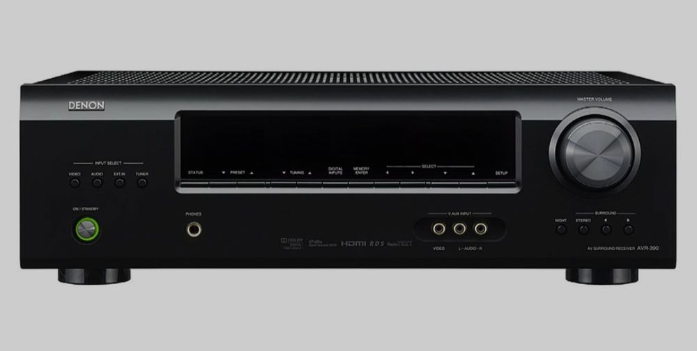 Amplificador de som Denon AVR 390