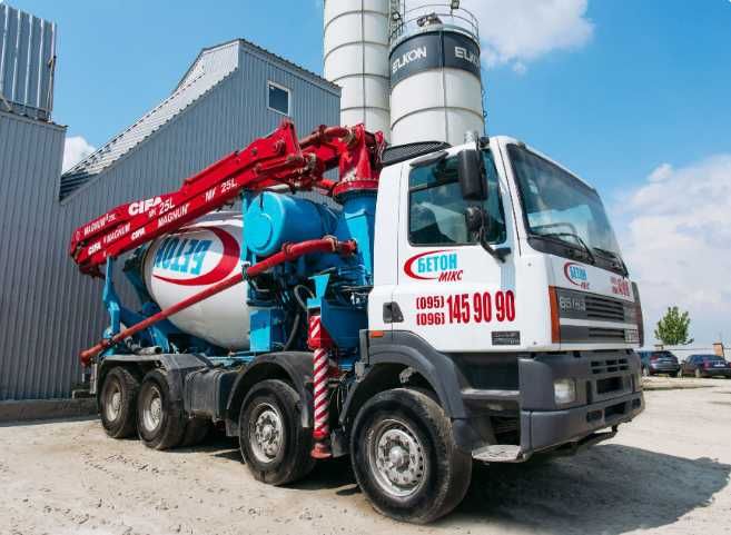 ПОСЛУГИ БЕТОНОНАСОСА Доставка та подача бетону
