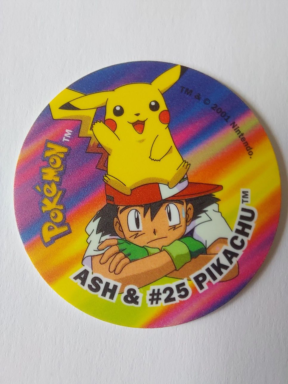 Pokemon tazo seria 1 set2 ASH I Pikachu