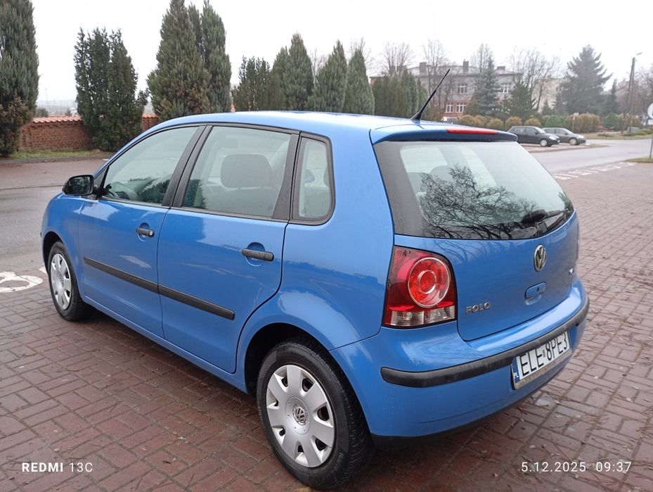 Volkswagen Polo 1.4 MPI 2007r Klimatyzacja, 1-własciciel 5-drzwiowy