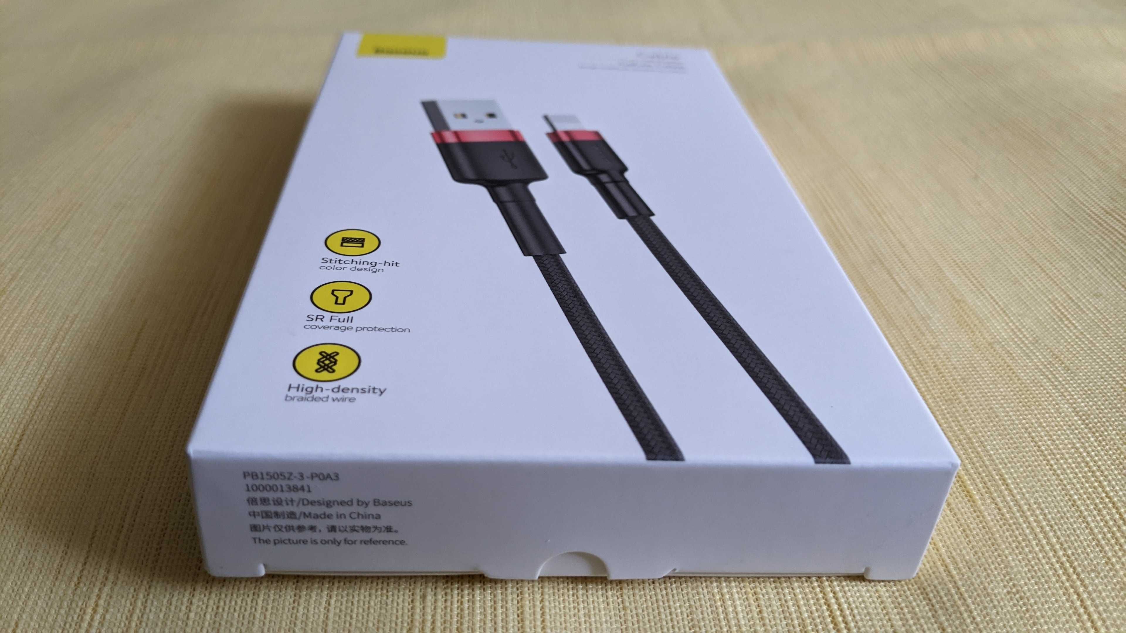 Kabel Baseus Cafule USB-A –> Lightning | 2.4A QC 3.0 1m | CALKLF-B19