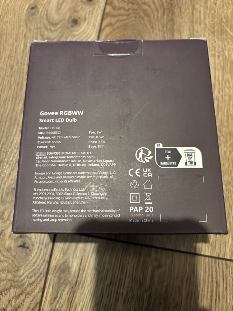 Żarówki Led GOVEE RGBW
