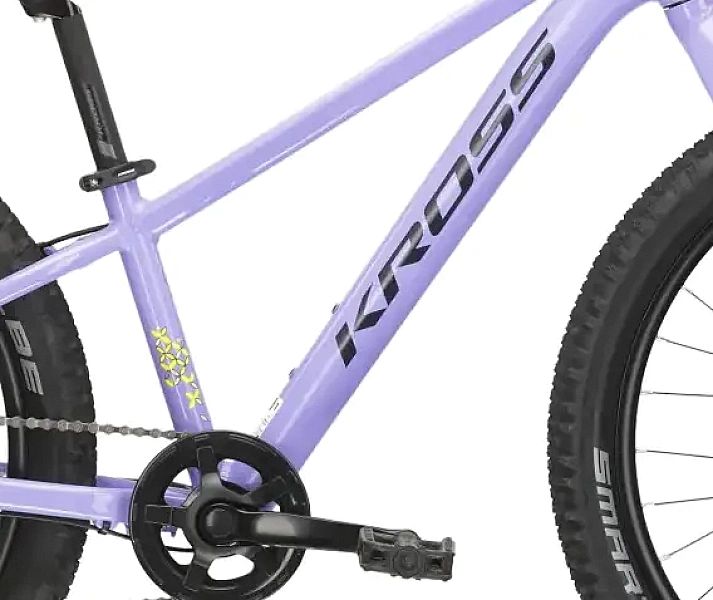 Rower młodzieżowy Kross Lea Jr 2.0/24" 2024 DISC + Oświetlenie LED DAR