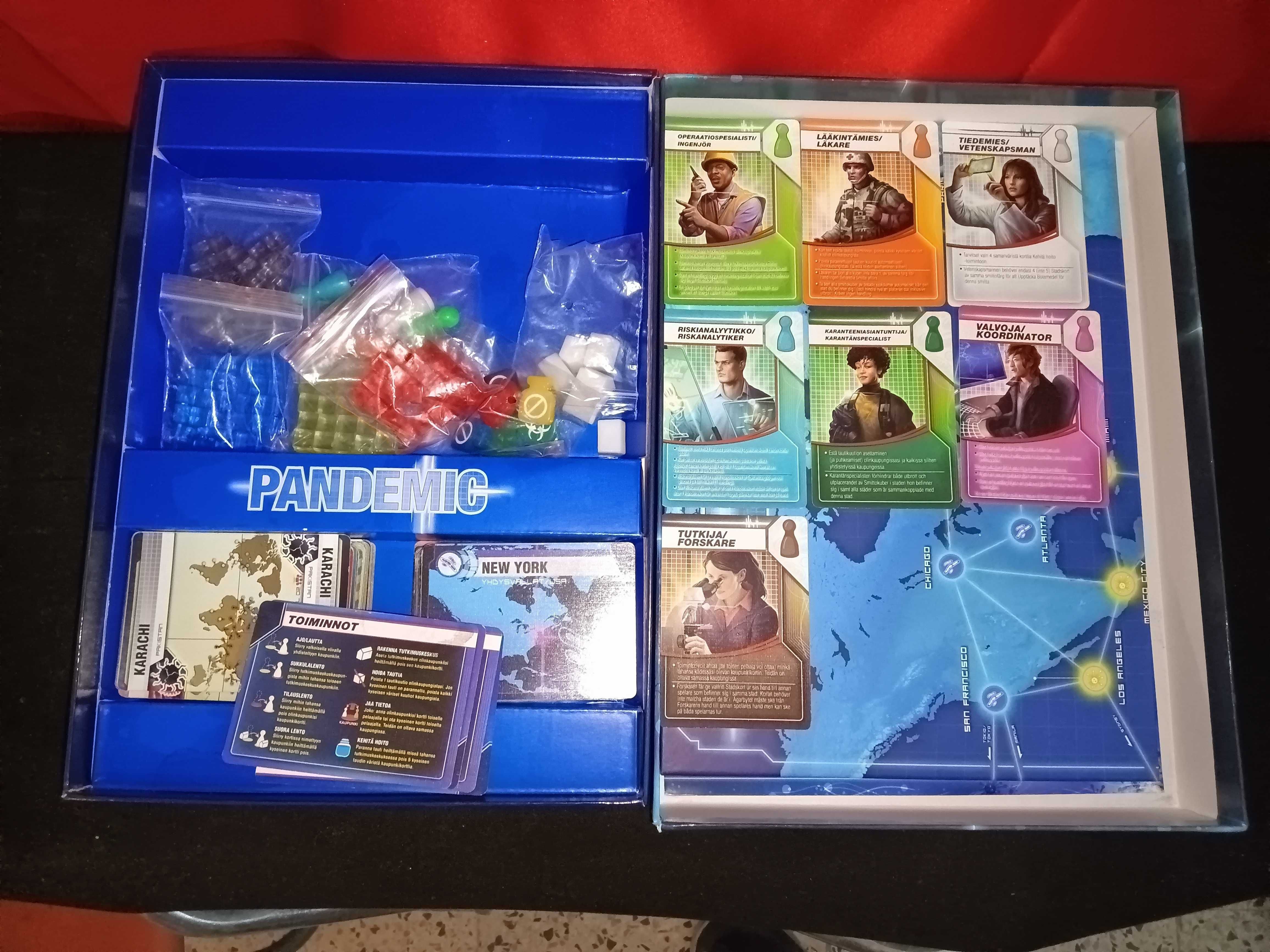 Pandemia Jogo de mesa físico com cartas