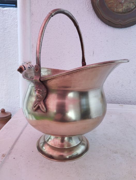 Balde em Latão vintage