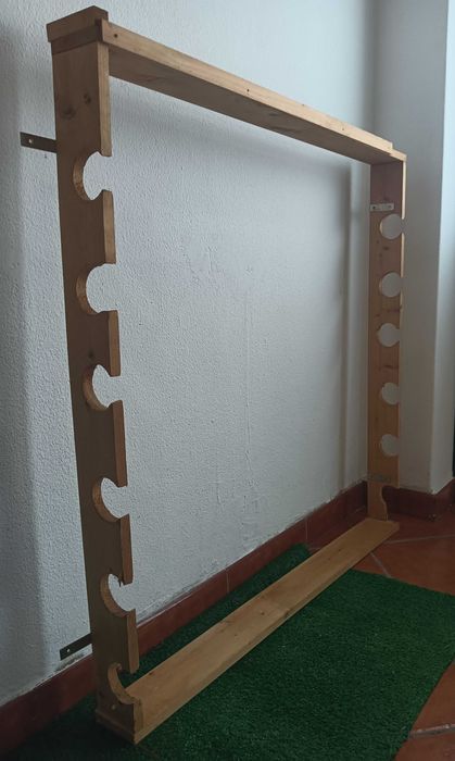 Expositor de canas de pesca