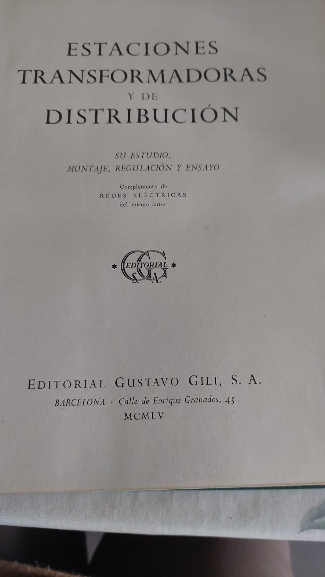 Livro "estaciones transformadoras y de distribucion