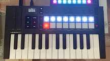 Novation Launchkey mini 25 mk4 + M-Audio SP-1 sustain pedal