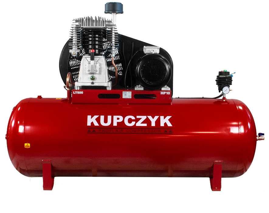 Kompresor Tłokowy Sprężarka 1400 L/min 500 L 7,5 KW 400V Dostawa 0zł