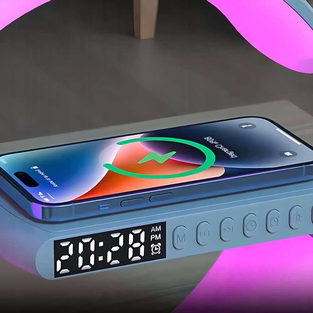 INTELIGENTNA SMART LAMPKA kolorowa led rgb z radiem dla dzieci