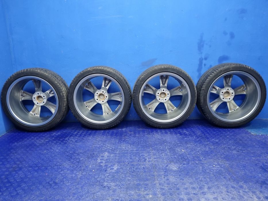 KOMPLET felg Aluminiowych opon Letni AUDI 7,5J x 19" 255/35 ET32 OEM