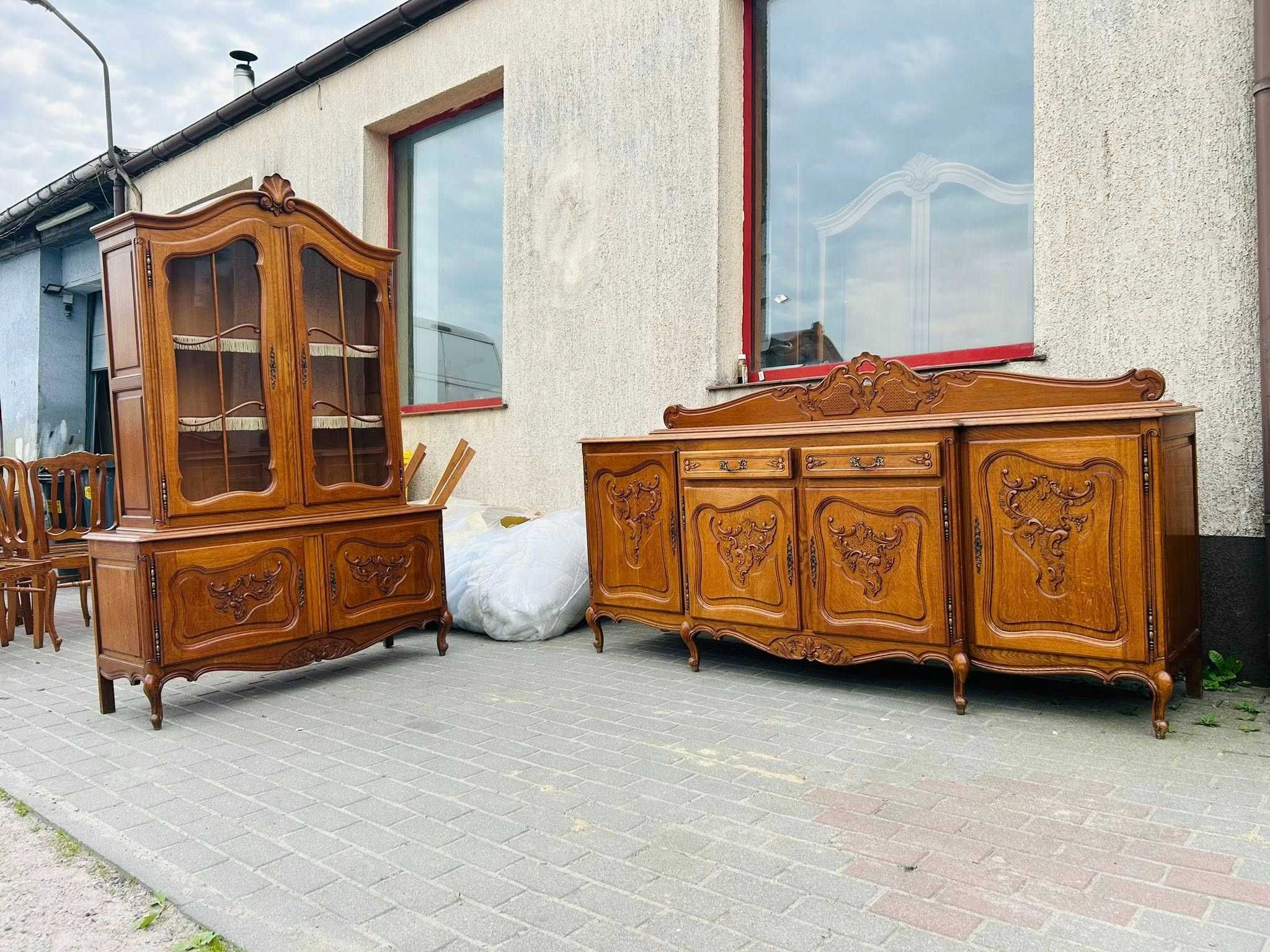 Zestaw mebli do jadalni w stylu ludwikowskim.  Transport cały kraj.