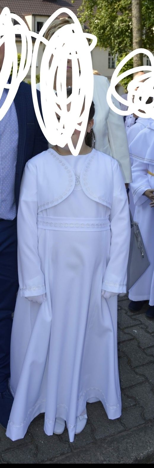 Alba komunijna biała
