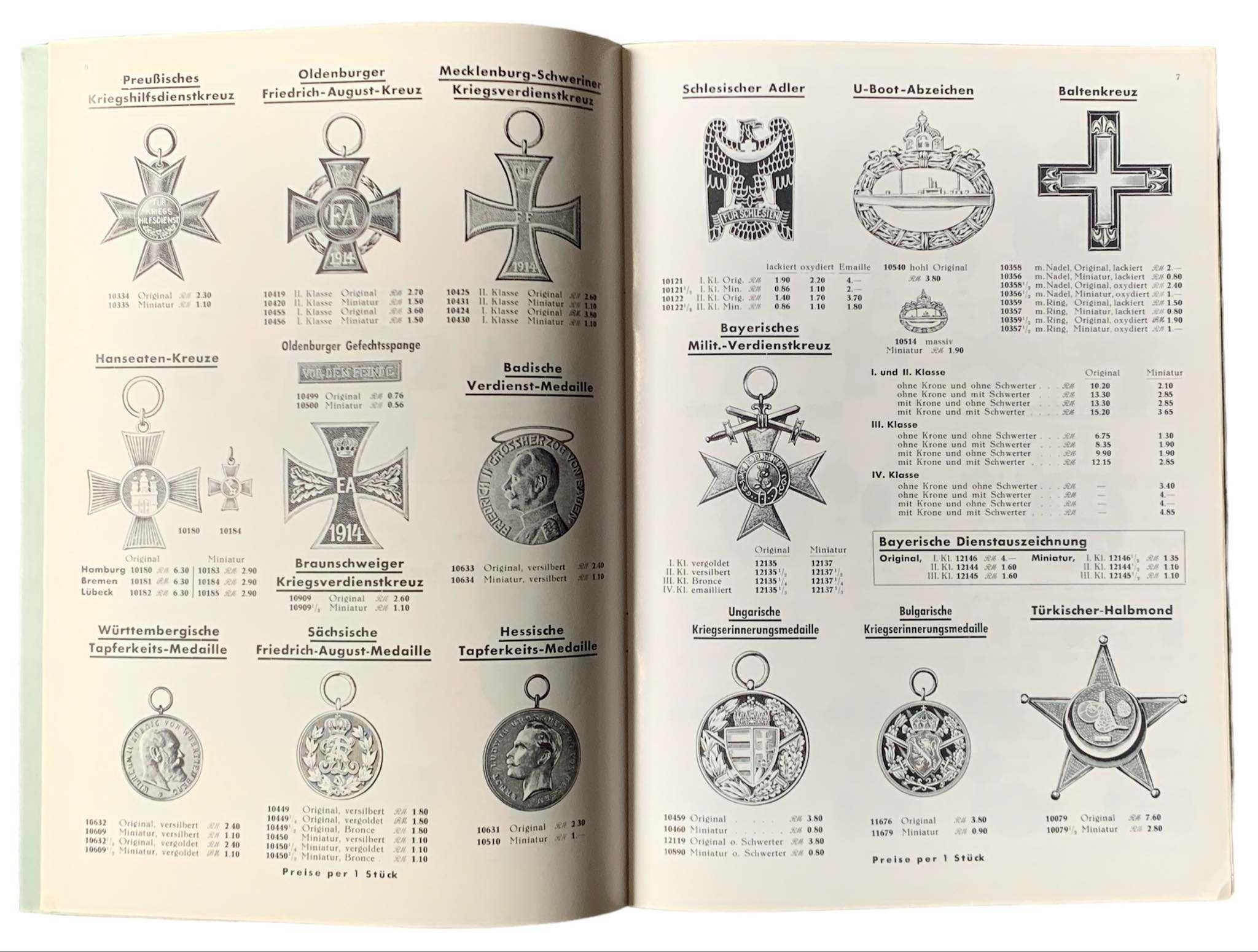 III Rzesza: Katalog orderów i odznaczeń 1939