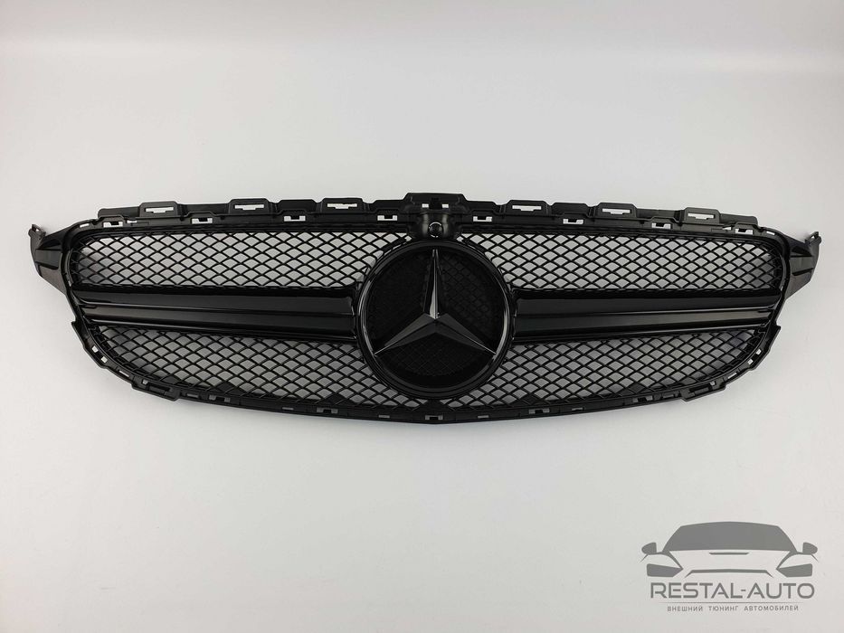 Решітка Радіатора На mercedes C-Class W205 2014-2018 год AMG стиль