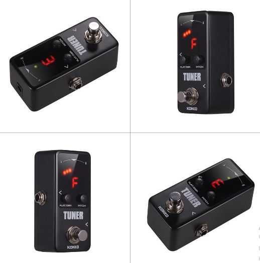 Педаль тюнер для настройки гитары Kokko FTN2 Mini Tuner новый