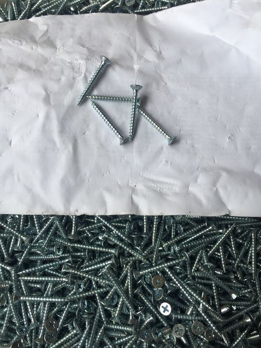 Wkrety 4 x 35mm srebrne