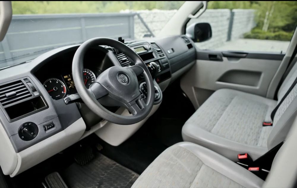 VW T5 Lift long 2.0 TDI 140KM 2x boczne drzwi