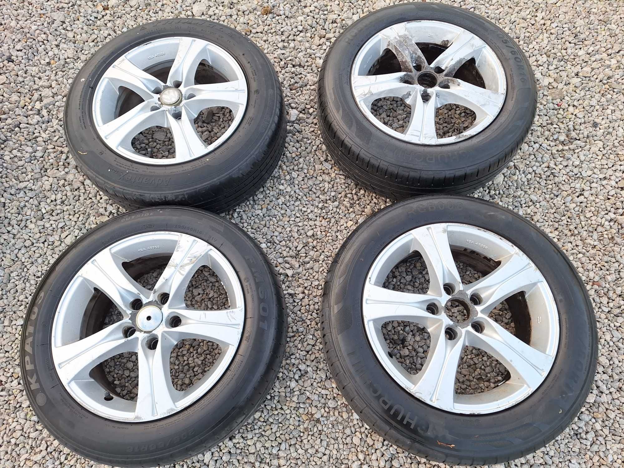 Alu Felgi Koła 16" 5x112 ET38 VW Sharan II 7N Alhambra Caddy Touran