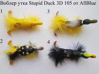 Утка Tsurinoya Duck LY24/AllBlue Savage Gear 3D Suicide Duck 105F 3D