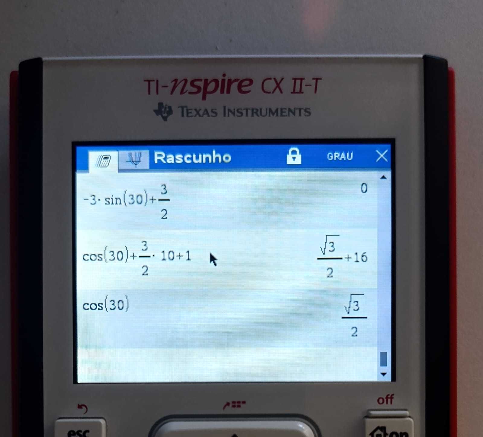 Calculadora Gráfica Texas Instruments TI-Nspire CX II-T