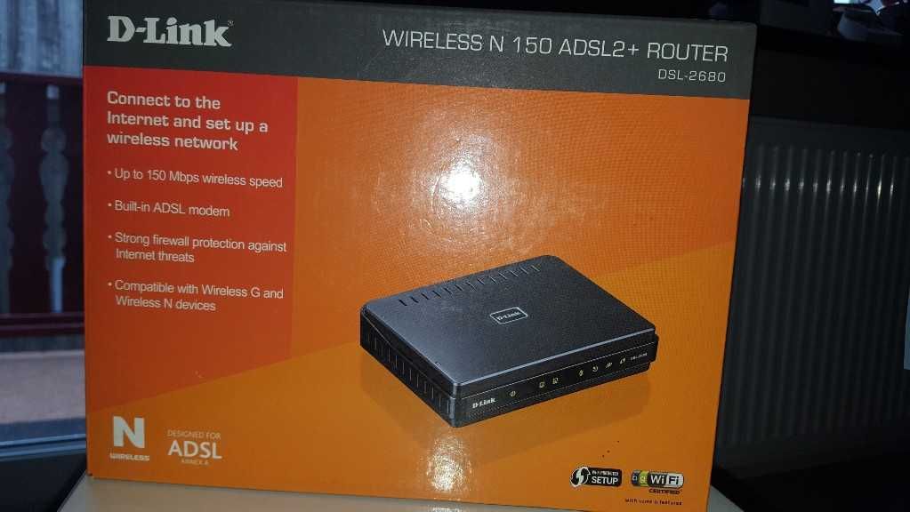 Router Wi-Fi D-Link ADSL - 2680 - KOMPLETNY ZESTAW ! POLECAM !